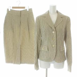 スーツ フォーマル セットアップ 上下 2点セット テーラードジャケット 背抜き シングル 3B センターベント ストライプ