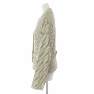 Max Mara スーツ フォーマル セットアップ 上下 2点セット テーラードジャケット 背抜き シングル 3B センターベント ストライプ