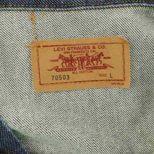Levi's 90s 99年製 日本製 70503-03 1st 復刻 デニムジャケット L ブルー