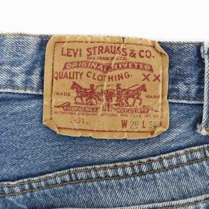80s usa製 levis 501 89年3月製造　W34 Levi's - 【80s】Levi's 501 USA製 内股シングル ハチマル W34の