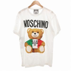 COUTURE Tシャツ 半袖 テディベア ロゴ ビッグプリント 白 ホワイト /UO EC