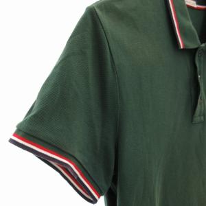 MONCLER 17SS MAGLIA POLO MANICA CORTA ポロシャツ 半袖 ロゴワッペン 緑 グリーン