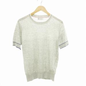 サマーニット カットソー IT46 グレー