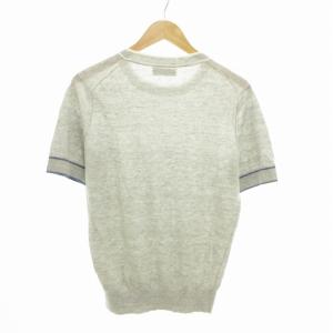 BRUNELLO CUCINELLI サマーニット カットソー IT46 グレー