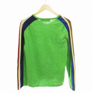 COMME des GARCONS HOMME PLUS セーター ニット Vネック グリーン マルチカラー