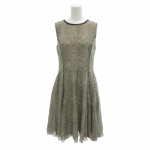 ギャザーワンピース 38 ベージュ