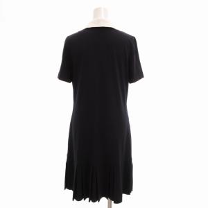 FOXEY スキッパーワンピース 42 ネイビー ホワイト
