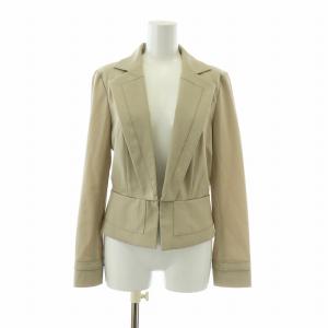 テーラードジャケット ストレッチ ノーベント 40 M ベージュ /XZ EC