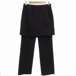 ISSEY MIYAKE フェテ FETE レイヤードパンツ スラックス ストレート ストレッチ サイドジップ ナイロン 3 M 紫 パープル