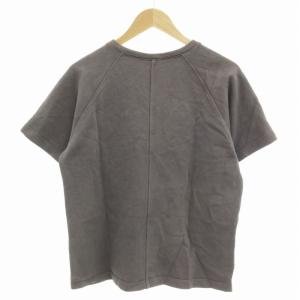 PRADA SPORT スウェット トレーナー Vネック 半袖 S グレー /FF EC