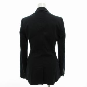 DOLCE&GABBANA テーラードジャケット ブレザー 2B センターベント 裏レオパード柄 38 M 紺 ネイビー