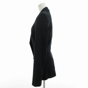 DOLCE&GABBANA テーラードジャケット ブレザー 2B センターベント 裏レオパード柄 38 M 紺 ネイビー