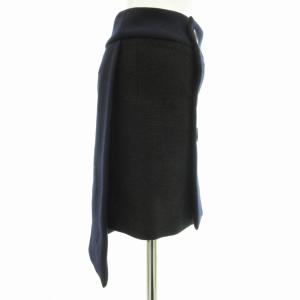 LOUIS VUITTON タイトスカート 34 ネイビー ブラック