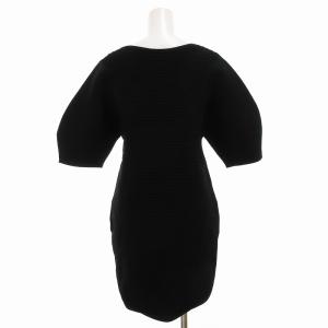 DSQUARED2 美品 ニット セーター チュニック 半袖 S 黒 ブラック /UO EC