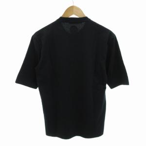 DSQUARED2 美品 Tシャツ カットソー ロゴ プリント 半袖 イタリア製 M 黒 ブラック