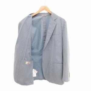 HERMES テーラードジャケット 50 ブルー