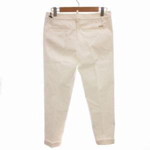 DSQUARED2 タグ付き デニムパンツ ジーンズ スリムストレッチ ゴールド金具 38 M 白 ホワイト
