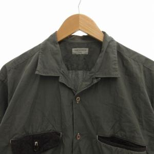 COMME des GARCONS HOMME 90s ヴィンテージ シャツ カーキ