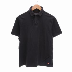 LV CUP ポロシャツ 半袖 鹿の子 M 紺 ネイビー /TZ EC
