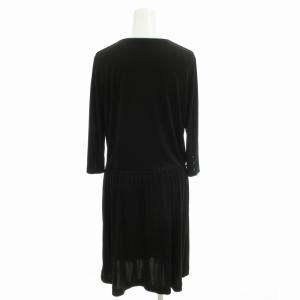 LEONARD ファッション ワンピース 花柄 3 ブラック