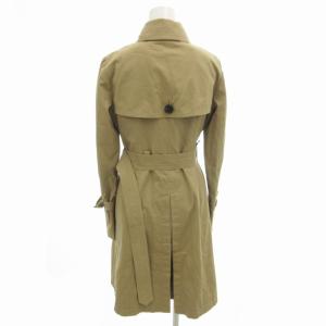 BURBERRY BLUE LABEL 美品 トレンチコート ダブル 裏地ノバチェック ライナー付き ロング 36 S ベージュ