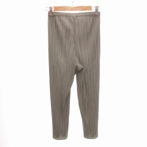 PLEATS PLEASE ISSEY MIYAKE ISSEY MIYAKE 美品 プリーツパンツ イージー 5 L グレー /TZ EC