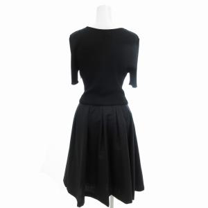 FOXEY ワンピース ウエストリボン 40 ブラック