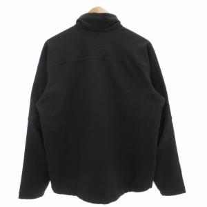 Patagonia ガイドジャケット ブルゾン ジップアップ 裏起毛 ロゴ ワンポイント M 黒 ブラック