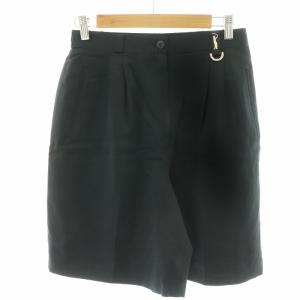 SPORTS ショートパンツ ハーフ ゴルフ 刺繍 LL 黒 ブラック