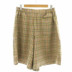 burberrys ヴィンテージ ショートパンツ チェック ピュアニューウール L ブラウン