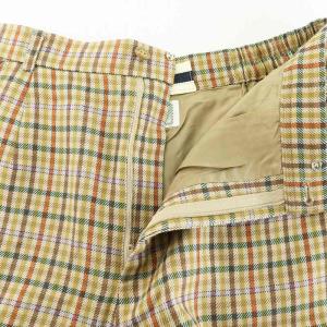 burberrys ヴィンテージ ショートパンツ チェック ピュアニューウール L ブラウン