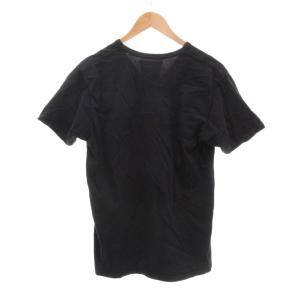 Roen Tシャツ 48 黒 ブラック スカルプリント Vネック 半袖 /NL GY06