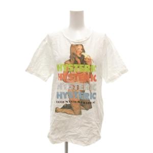 Tシャツ カットソー M 白 ホワイト プリント柄 ラウンドネック 半袖 /NL GY06