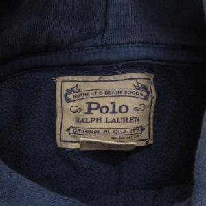 POLO RALPH LAUREN パーカー フーディ M 長袖 プルオーバー 青 ブルー /AE GY06