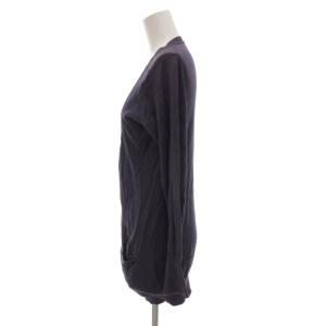 MARGARET HOWELL ジョンスメドレー JOHN SMEDLEY カーディガン ニット 長袖 コットン 薄手 紫 パープル /GV