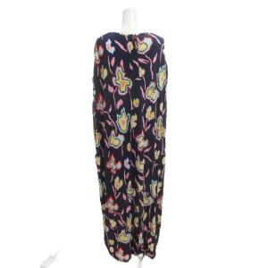 PS Paul Smith ワンピース ロング XL マルチカラー 花柄 ラウンドネック ノースリーブ /KR GY06