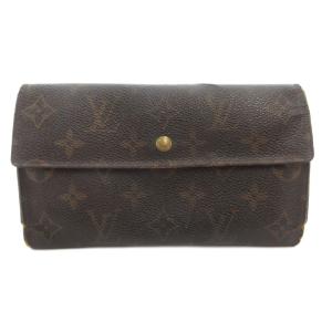 モノグラム ポルトトレゾールインターナショナル 長財布 三つ折り ウォレット M61215 PVC レザー