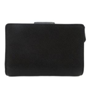 COACH 二つ折り財布 コンパクトウォレット ロゴ L字ファスナー レザー 黒 ブラック /GV GY06