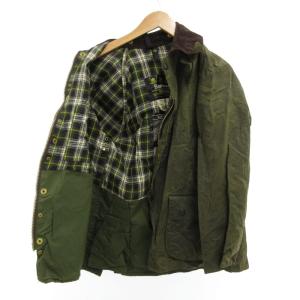 Barbour BEDALE ビデイル オイルドジャケット ワックス ブルゾン フラップポケット C36/91CM カーキ