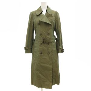 ヴィンテージ 白タグ 90s トレンチコート 裏地ノバチェック 11 カーキ