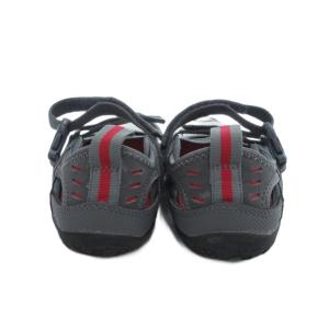 VANS サンダル 靴 シューズ 23 グレー メッシュ ベルクロ留め /NU GY12