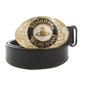 デカロゴ オーブロゴ レザーベルト ブラック