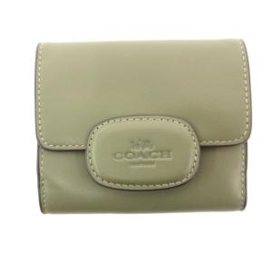 CT985 エライザ スモール ウォレット 三つ折り財布 ロゴ 緑 グリーン /JS GY06