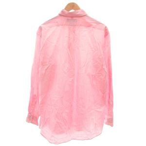 RALPH LAUREN シャツ 16 1/2 ピンク 長袖 ストライプ柄 ボタンダウンカラー /NL GY06