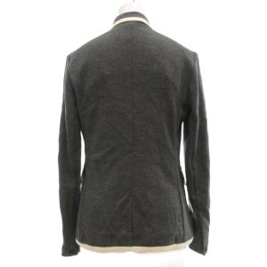 RAG&BONE ジャケット 上着 ウール 00 灰色 グレー 長袖 スタンドカラー パイピングデザイン /SC GY06