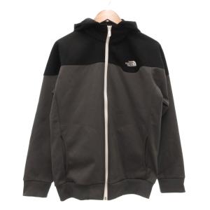 マッハ5ジャケット L フロントジップ フード ストレッチ グレー 黒 ブラック /SX GY06