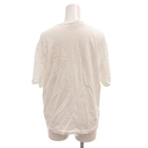 STELLA McCARTNEY Tシャツ カットソー 36 白 ホワイト アシンメトリーネック チェーン装飾 半袖 /KR GY06