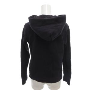 BLUE LABEL CRESTBRIDGE 美品 ジップアップパーカー 38 紺 ネイビー 無地 長袖 フロントポケット 55P31-318-29