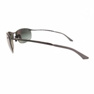 Ray-Ban CHROMANCE クロマンス 偏光サングラス ハーフリム メタルフレーム 黒 ブラック RB3542