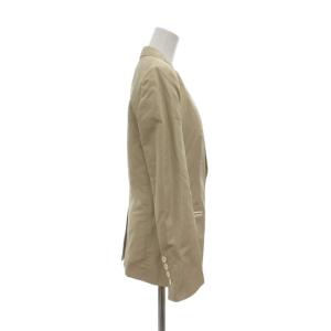 DOLCE&GABBANA テーラードジャケット 42 シングル 絹 シルク ステッチデザイン ベージュ /NU GY06